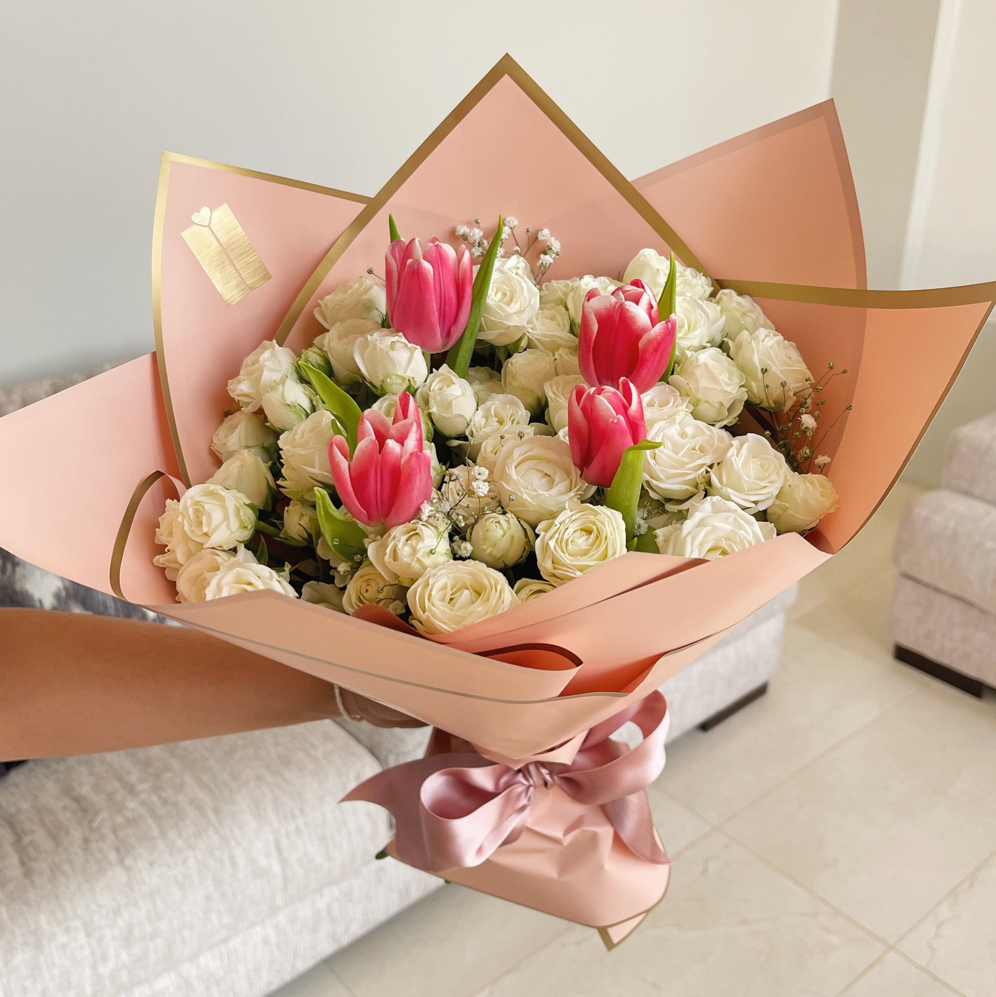 Baby Rosas y Tulipanes